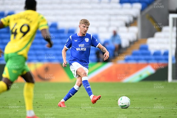 250826 - Cardiff City v Norwich City - Carabao Cup Second Round - Joel Bagan of Cardiff City