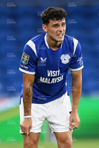 250826 - Cardiff City v Norwich City - Carabao Cup Second Round - Dejected Alex Robertson of Cardiff City