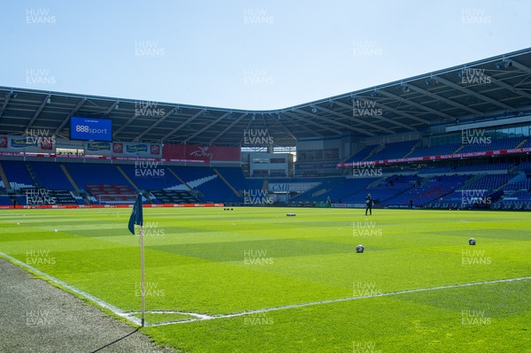 020421 - Cardiff City v Nottingham Forest - Sky Bet Championship - General view of Cardiff City Stadium