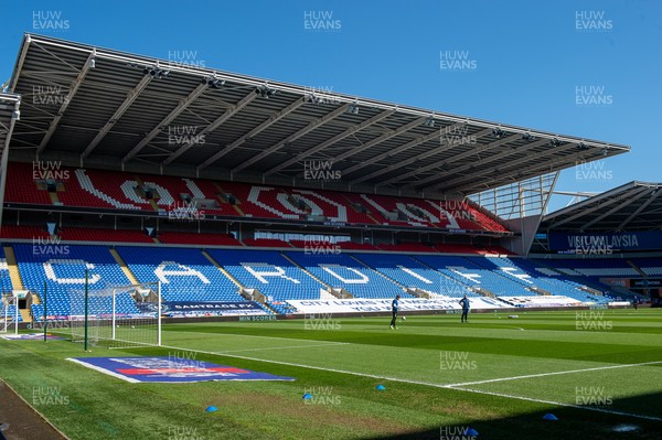 020421 - Cardiff City v Nottingham Forest - Sky Bet Championship - General view of Cardiff City Stadium