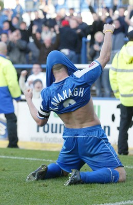 030105 - Cardiff City v Nottingham Forest - Cardiff's Graham Kavanagh celebrates his goal