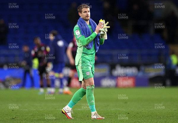 090222 - Cardiff City v Peterborough United - SkyBet Championship - Alex Smithies of Cardiff City