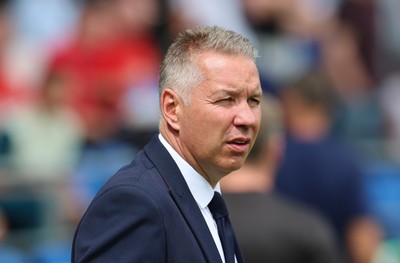 020825 - Cardiff City v Peterborough United, EFL Sky Bet League 1 - Peterborough United manager Darren Ferguson