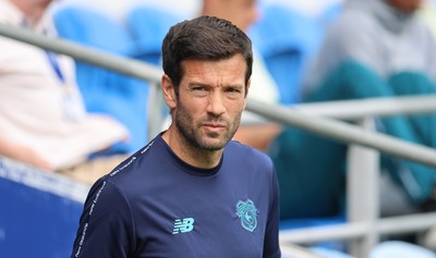 020825 - Cardiff City v Peterborough United, EFL Sky Bet League 1 - Cardiff City head coach Brian Barry-Murphy