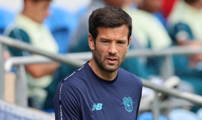 020825 - Cardiff City v Peterborough United, EFL Sky Bet League 1 - Cardiff City head coach Brian Barry-Murphy