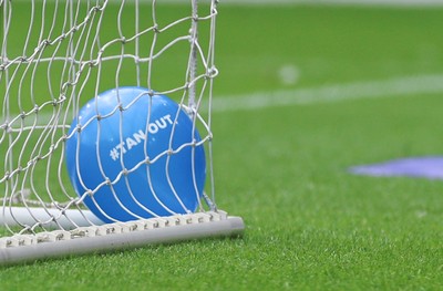 020825 - Cardiff City v Peterborough United, EFL Sky Bet League 1 -  Cardiff City fans release balloons printed with the hashtag TanOut, as a protest against owner Vincent Tan