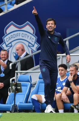 020825 - Cardiff City v Peterborough United, EFL Sky Bet League 1 - Cardiff City head coach Brian Barry-Murphy during the match
