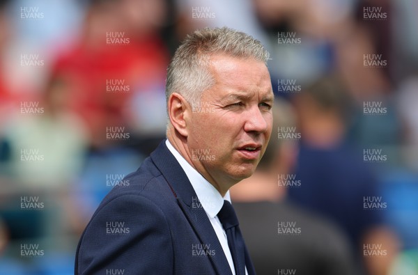 020825 - Cardiff City v Peterborough United, EFL Sky Bet League 1 - Peterborough United manager Darren Ferguson