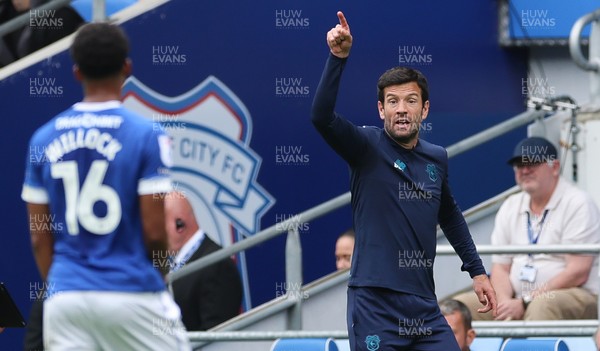 020825 - Cardiff City v Peterborough United, EFL Sky Bet League 1 - Cardiff City head coach Brian Barry-Murphy during the match
