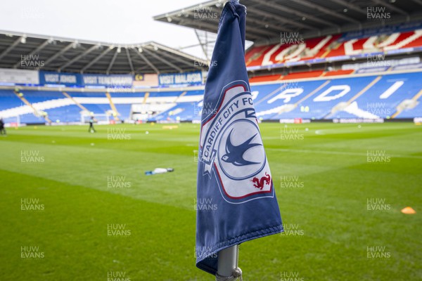261223 - Cardiff City v Plymouth Argyle - Sky Bet Championship - Cardiff City corner flag ahead of the match