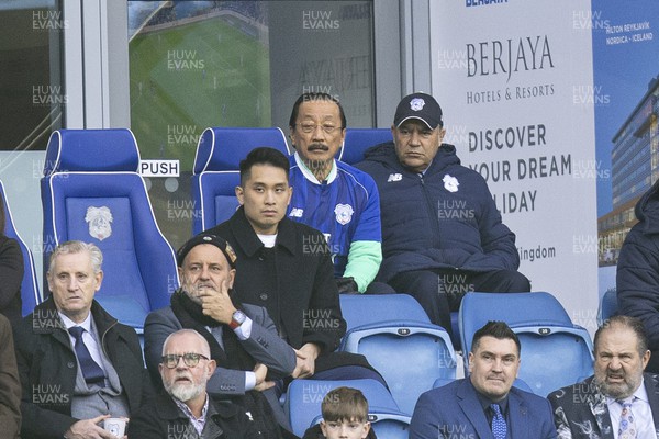 261223 - Cardiff City v Plymouth Argyle - Sky Bet Championship - Cardiff City owner Vincent Tan in attendance 