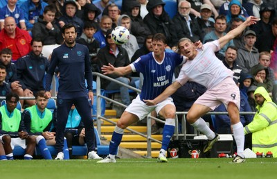 300825 - Cardiff City v Plymouth Argyle, SkyBet League One - Cardiff City Manager Brian Barry-Murphy 