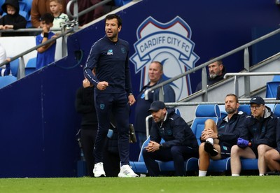 300825 - Cardiff City v Plymouth Argyle, SkyBet League One - Cardiff City Manager Brian Barry-Murphy 