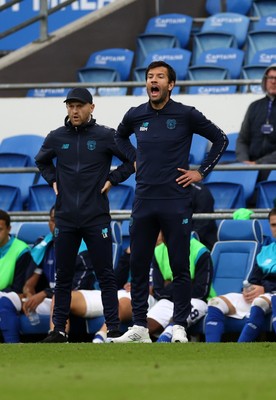 300825 - Cardiff City v Plymouth Argyle, SkyBet League One - Cardiff City Manager Brian Barry-Murphy 