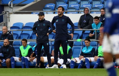 300825 - Cardiff City v Plymouth Argyle, SkyBet League One - Cardiff City Manager Brian Barry-Murphy 