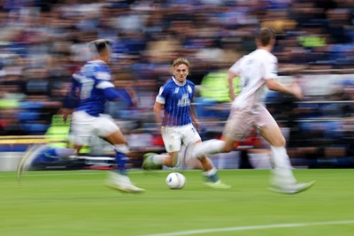 300825 - Cardiff City v Plymouth Argyle, SkyBet League One - Isaak Davies of Cardiff City 