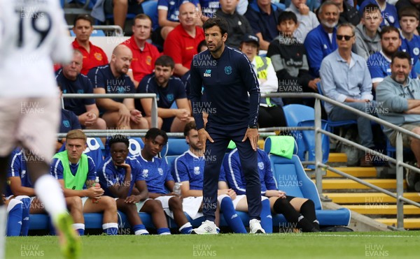 300825 - Cardiff City v Plymouth Argyle, SkyBet League One - Cardiff City Manager Brian Barry-Murphy 