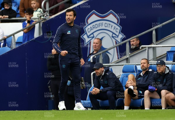 300825 - Cardiff City v Plymouth Argyle, SkyBet League One - Cardiff City Manager Brian Barry-Murphy 