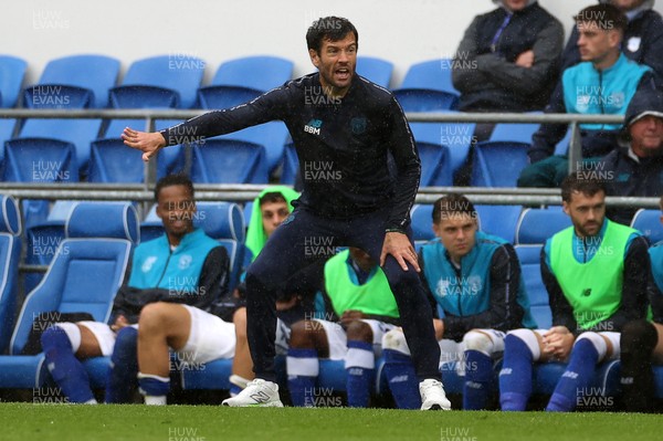 300825 - Cardiff City v Plymouth Argyle, SkyBet League One - Cardiff City Manager Brian Barry-Murphy 