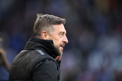 220426 - Cardiff City v Port Vale FC - SkyBet League One - Port Vale Manager Jon Brady 