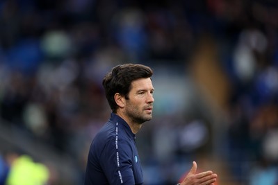 220426 - Cardiff City v Port Vale FC - SkyBet League One - Cardiff City Manager Brian Barry-Murphy 
