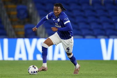 220426 - Cardiff City v Port Vale FC - SkyBet League One - Gabriel Osho of Cardiff City
