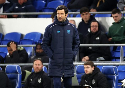 220426 - Cardiff City v Port Vale FC - SkyBet League One - Cardiff City Manager Brian Barry-Murphy 