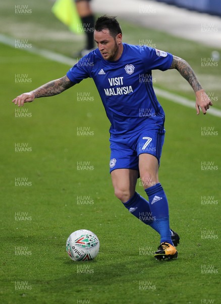 080817 - Cardiff City v Portsmouth, Carabao Cup, Round 1 - Lee Tomlin of Cardiff City