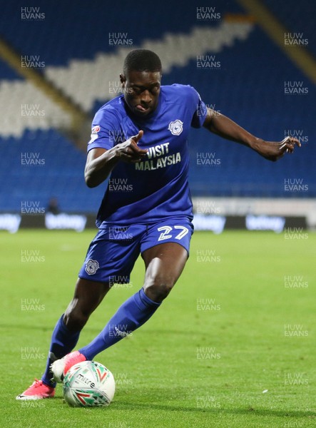 080817 - Cardiff City v Portsmouth, Carabao Cup, Round 1 - Ibrahim Meite of Cardiff City