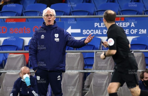 200221 - Cardiff City v Preston North End - SkyBet Championship - Cardiff City Manager Mick McCarthy