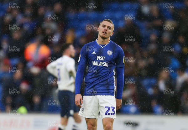 211219 - Cardiff City v Preston North End, Sky Bet Championship - Danny Ward of Cardiff City shows the frustration at the final whistle