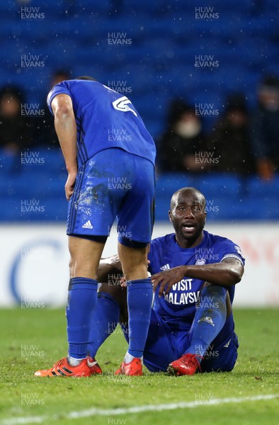 291217 - Cardiff City v Preston North End - SkyBet Championship - Dejected Souleymane Bamba of Cardiff City at full time