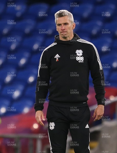 031121 - Cardiff City v Queens Park Rangers, Sky Bet Championship - Cardiff City caretaker manager Steve Morison at the end of the match