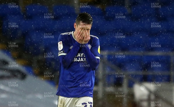 200121 - Cardiff City v Queens Park Rangers - SkyBet Championship - A dejected Harry Wilson of Cardiff City after QPR score in the second half