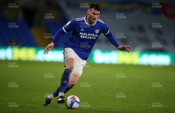 200121 - Cardiff City v Queens Park Rangers - SkyBet Championship - Kieffer Moore of Cardiff City