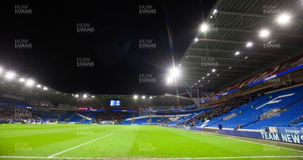 040220 - Cardiff City v Reading, FA Cup Round 4 Replay - Plenty of empty seats at Cardiff City Stadium for the FA Cup Round 4 replay against Reading