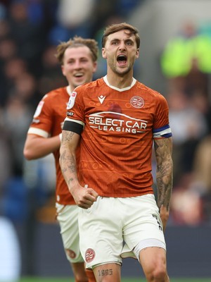 181025 - Cardiff City v Reading, EFL SkyBet League 1 - Lewis Wing of Reading celebrates after scoring goal