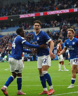 181025 - Cardiff City v Reading, EFL SkyBet League 1 - Yousef Salech of Cardiff City celebrates after scoring Cardiff’s second goal