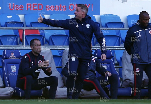 260920 - Cardiff City v Reading - SkyBet Championship - Cardiff City Manager Neil Harris