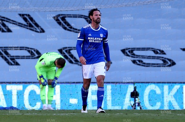260920 - Cardiff City v Reading - SkyBet Championship - Dejected Sean Morrison of Cardiff City