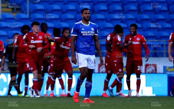 260920 - Cardiff City v Reading - SkyBet Championship - Dejected Curtis Nelson of Cardiff City