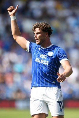 160825 - Cardiff City v Rotherham United - Sky Bet League 1 - Ollie Tanner of Cardiff City just misses the ball