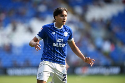 160825 - Cardiff City v Rotherham United - Sky Bet League 1 - Joel Colwill of Cardiff City