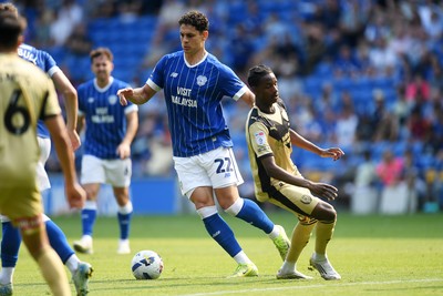 160825 - Cardiff City v Rotherham United - Sky Bet League 1 - Yousef Salech of Cardiff City