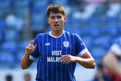 160825 - Cardiff City v Rotherham United - Sky Bet League 1 - Rubin Colwill of Cardiff City