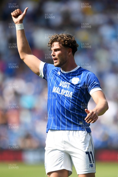 160825 - Cardiff City v Rotherham United - Sky Bet League 1 - Ollie Tanner of Cardiff City just misses the ball