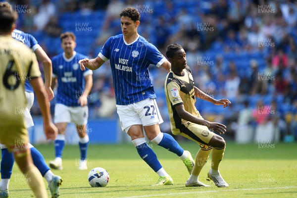 160825 - Cardiff City v Rotherham United - Sky Bet League 1 - Yousef Salech of Cardiff City