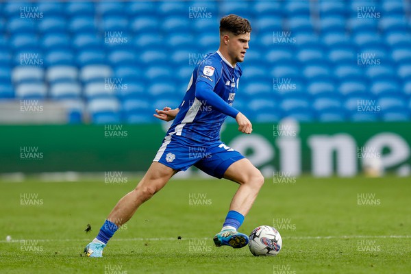 300923 - Cardiff City v Rotherham United - Sky Bet Championship - Ollie Tanner Of Cardiff City
