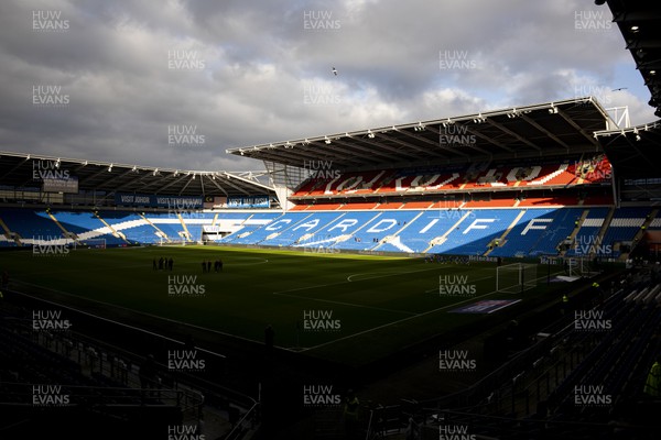 121122 - Cardiff City v Sheffield United - Sky Bet Championship - A general view of the Cardiff City Stadium ahead of the match