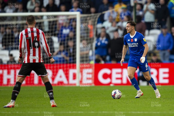 121122 - Cardiff City v Sheffield United - Sky Bet Championship - Ryan Wintle of Cardiff City in action